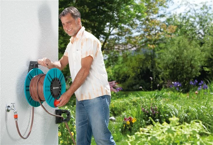 Rrotull zorre muri Gardena 2650, manuale, kapacitet deri 60 m