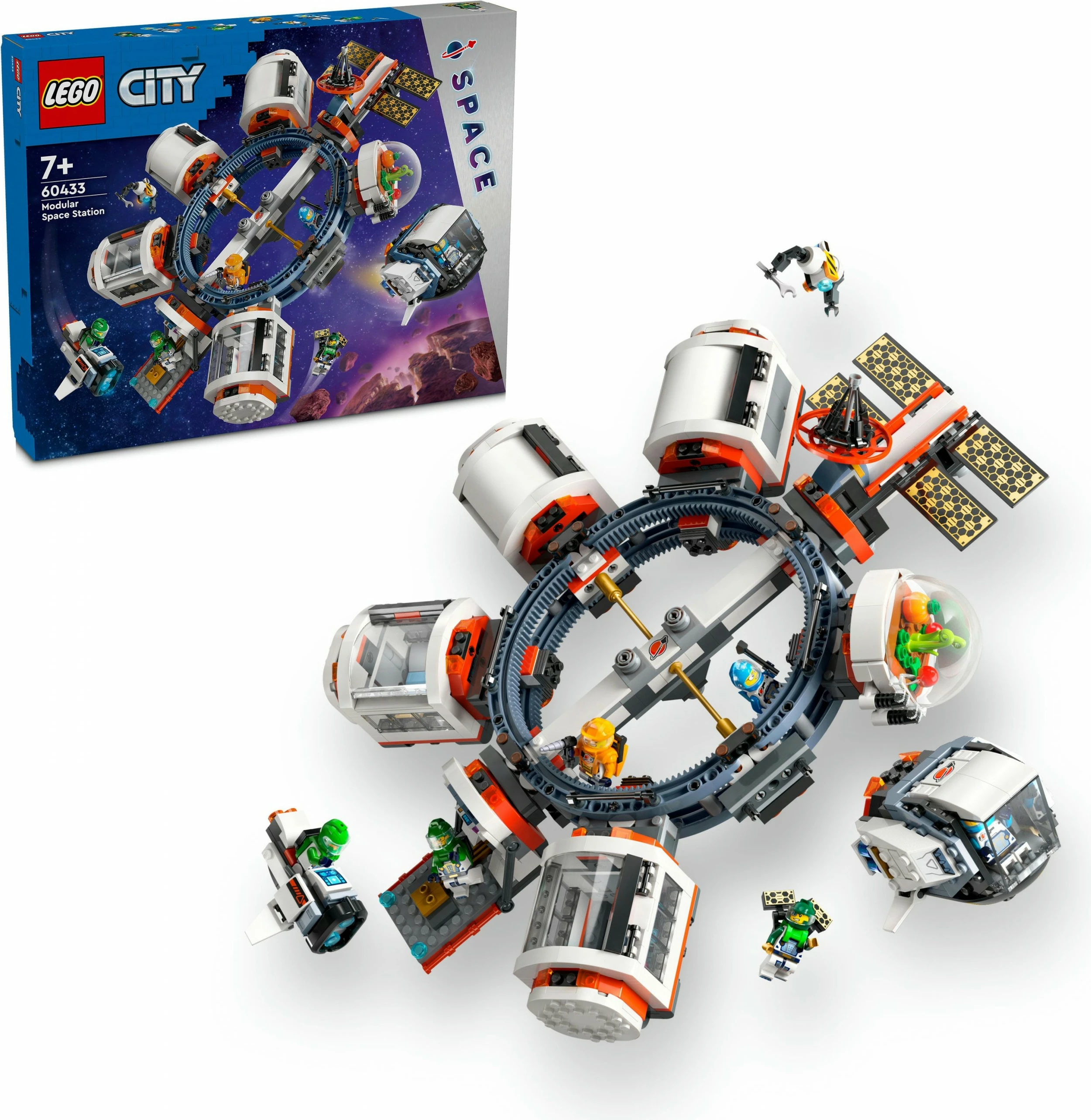 Set ndërtimi LEGO Modular Space Station 60433, 1097 pjesë, shumëngjyrësh