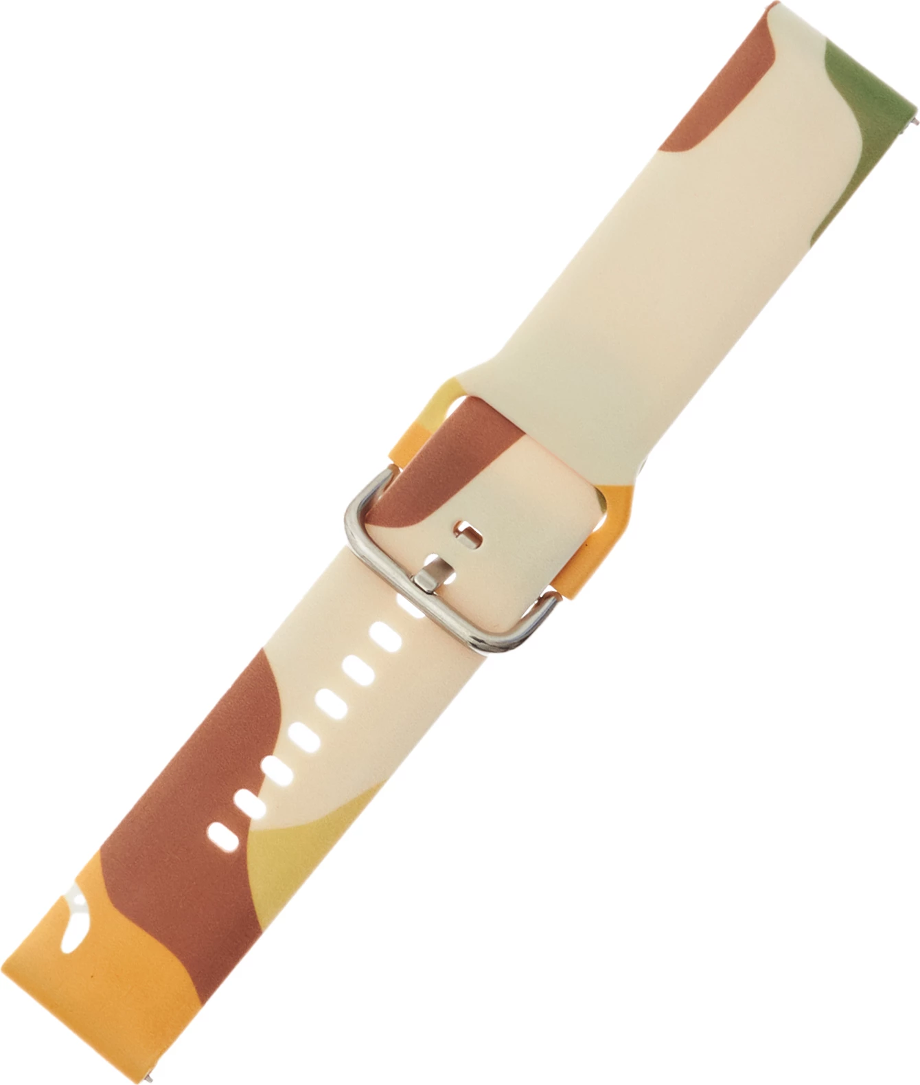 Rrip silikoni Hurtel Moro Band për Samsung Galaxy Watch 42mm, kamuflazh, Bejzh/E kuqe/E verdhë