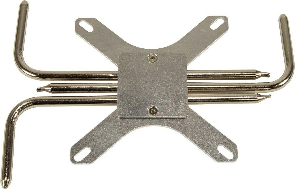 Radiator procesori Inter-Tech IP-3, bakër/argjend, pa ventilator