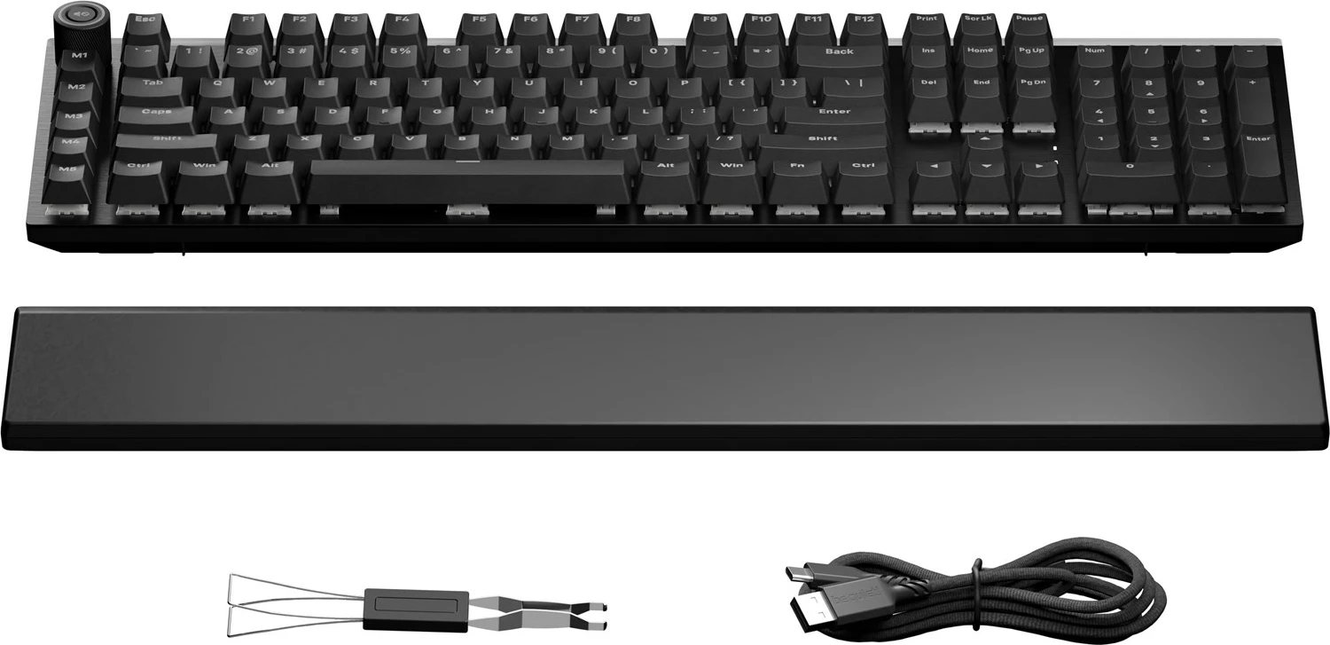 Tastierë mekanike BE QUIET! Light Mount Silent Tactile, QWERTY US, RGB, e zezë