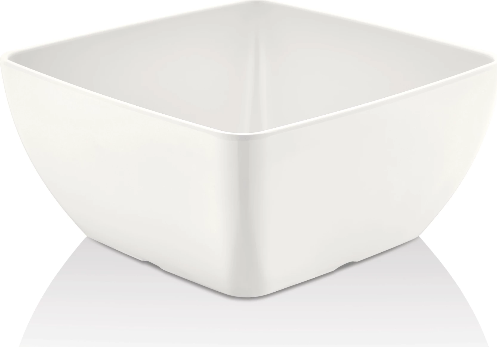 Tas katror melamine, Fine Dine, 500 ml, 125x125x65 mm, i bardhë