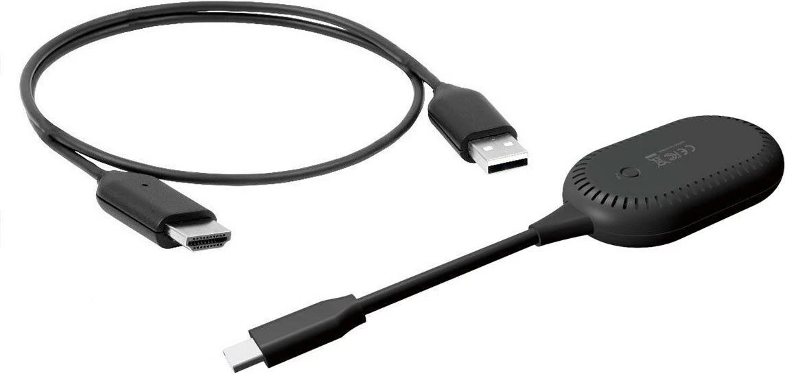 Dongle wireless display bluechip NWD6000, USB-C në HDMI, i zi