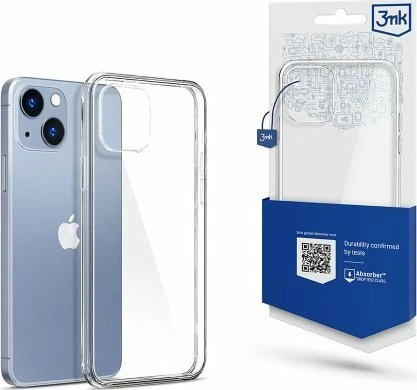 Mbështjellës 3MK Clear Case për Apple iPhone 15, TPU, 1.2 mm, transparent