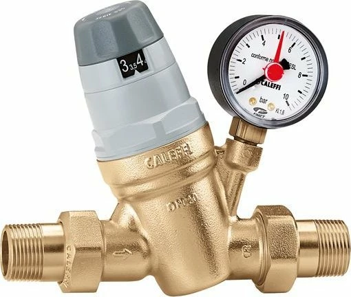 Reduktor presioni uji Caleffi 535061 1" me manometër