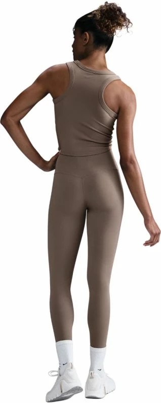 Maicë crop për femra Nike, bezhë