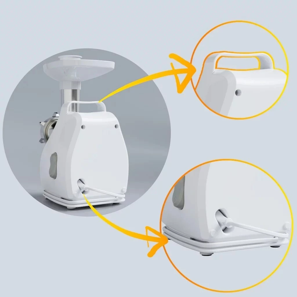 Makinë grirëse SMAPP 490.81, 2200 W, Bardhë