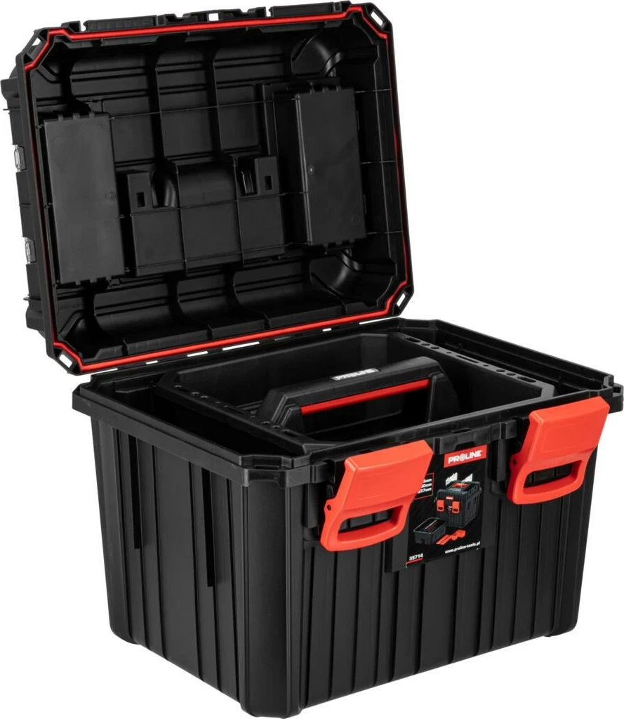 Kuti veglash PROLINE 35714 44.5x36x33.7 cm, e zezë/kuqe