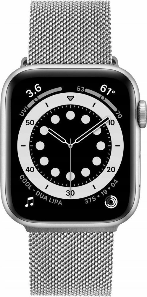 Rrip për Apple Watch Fixed Mesh FIXMEST-436-BK 49/45/44/42mm, argjend