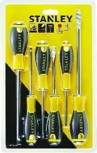 Set kaçavidash Stanley Essential STHT0-60209, 6 copë, verdhë/zezë