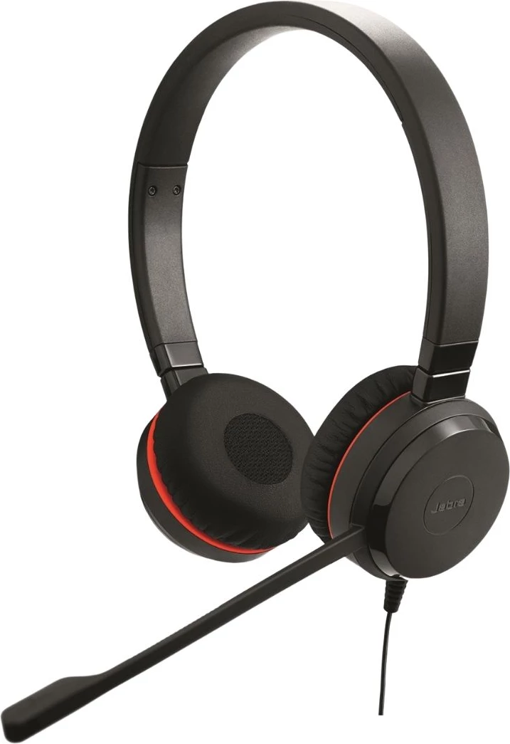 Kufje me mikrofon Jabra Evolve 20SE 4999-823-369 stereo me kabllo, on-ear, të zeza