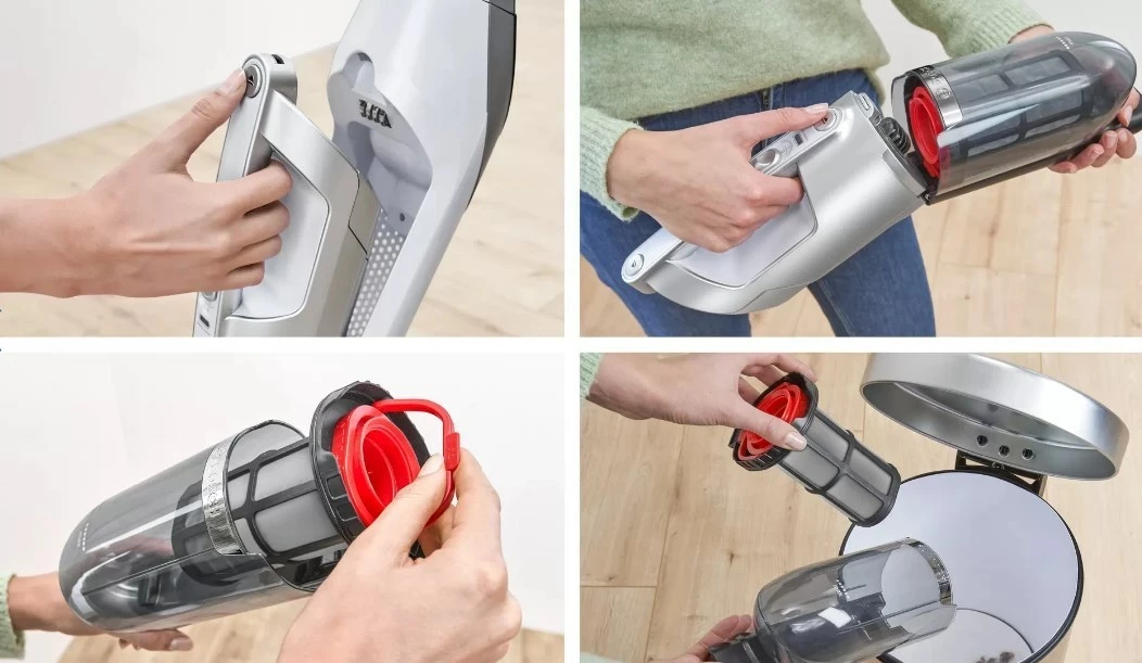 Fshesë elektrike Bosch Serie 4 BCH3P2301, pa qese, 0.4 L, e bardhë