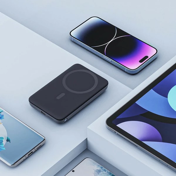 Power bank AUKEY PB-MS01 MagSafe, 6700mAh, 20W, LED, USB-C, e zezë