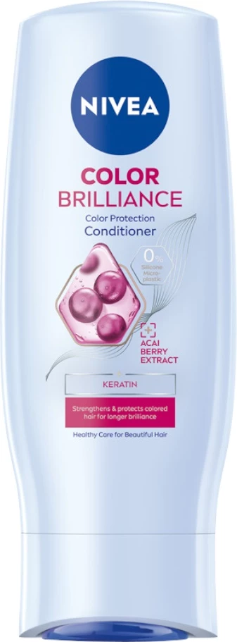 Kondicioner për flokë të lyer Nivea Color Brilliance Hair Color Protecting për femra, 200ml