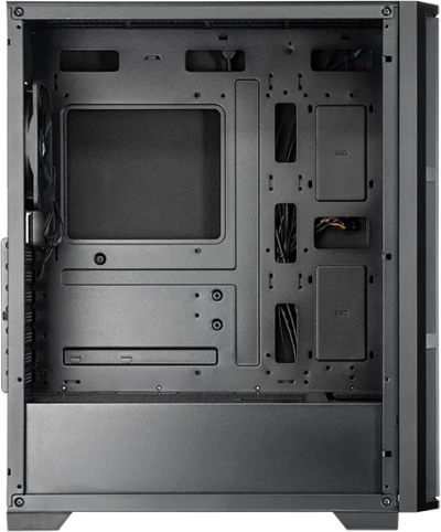 Kasë CHIEFTEC Pro Midi Q AS-02B-OP ATX, USB Type-C, izolim zëri, e zezë