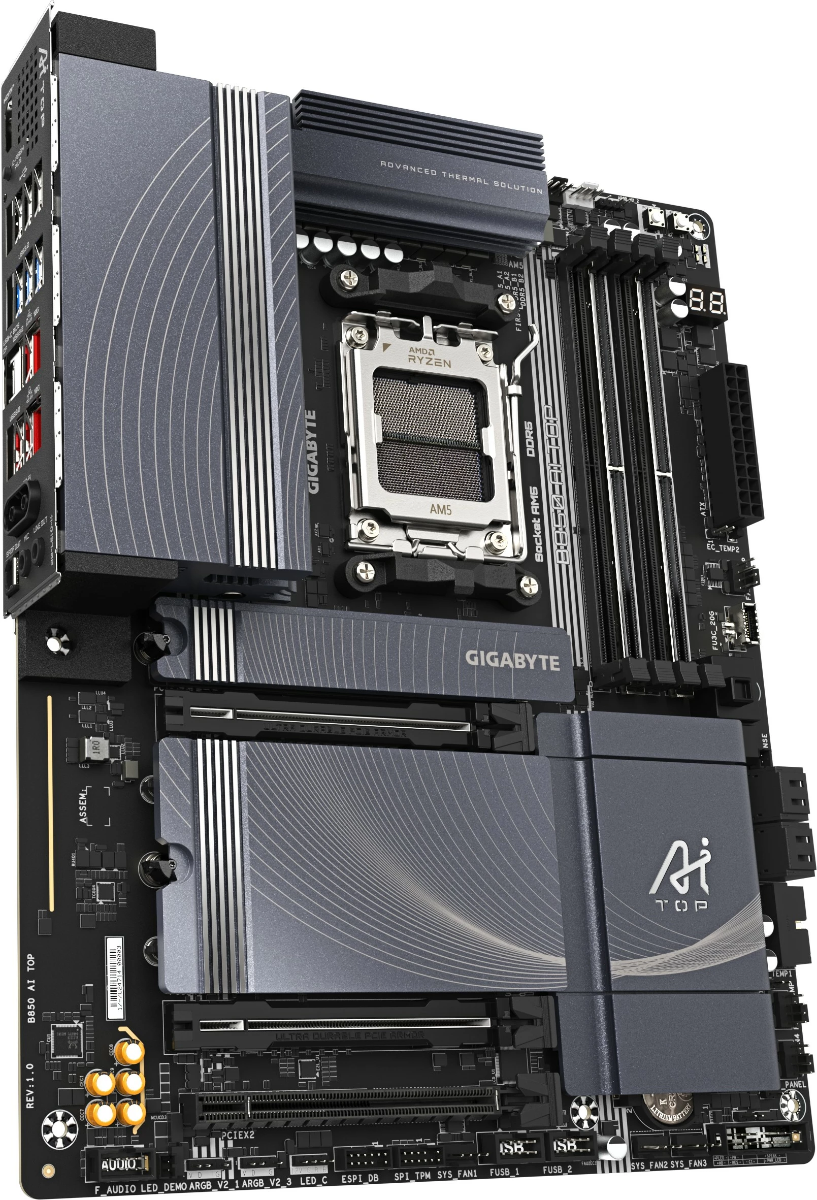 Pllakë amë Gigabyte B850 AI TOP, AM5
