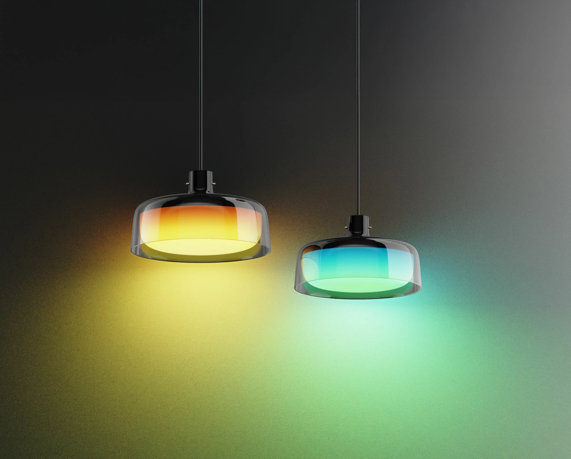 Llambë varëse smart Govee RGBICWW, RGBIC 360°, 2700-6500K, CRI95, e zezë