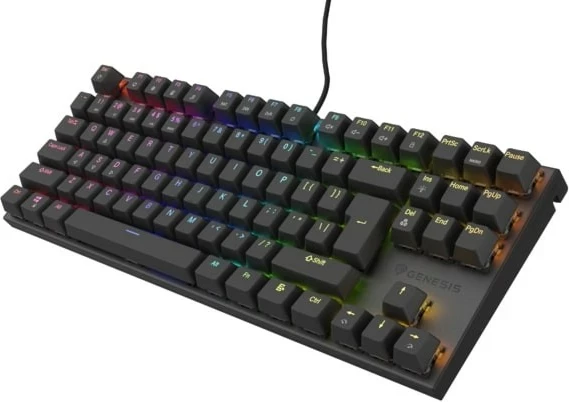 Tastierë mekanike Genesis Thor 303 TKL RGB, Outemu Brown, e zezë