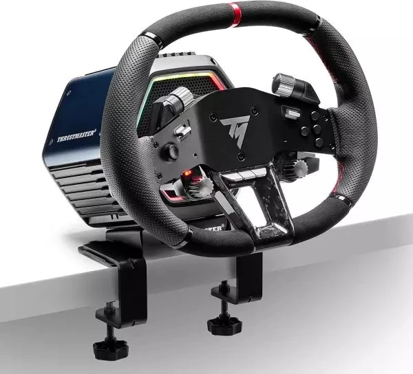 Timon për simulator garash Thrustmaster Hypercar Wheel Add-On, 25 butona, kompatibil me baza T818/T598, i zi