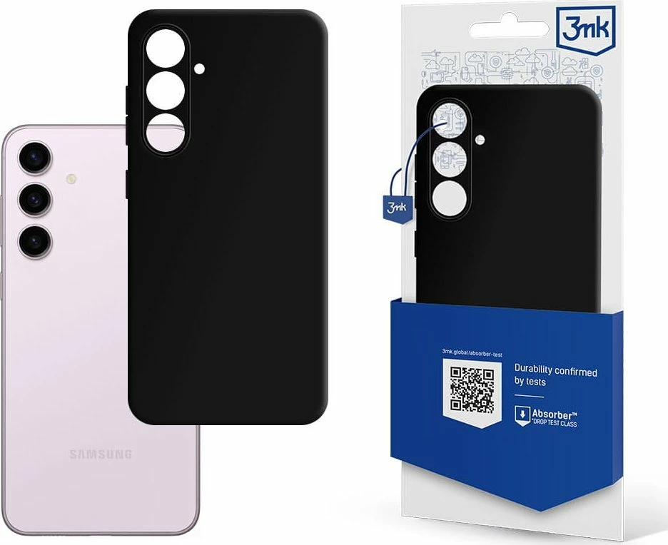 Mbështjellës 3MK Matt Case për Samsung Galaxy S24, TPU, karikim wireless, i zi, 1 copë