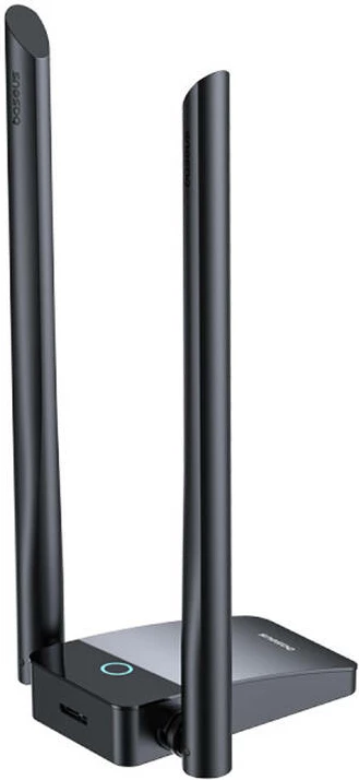 Adapter WiFi Baseus FastJoy 1800Mbps me antena të jashtme, i zi