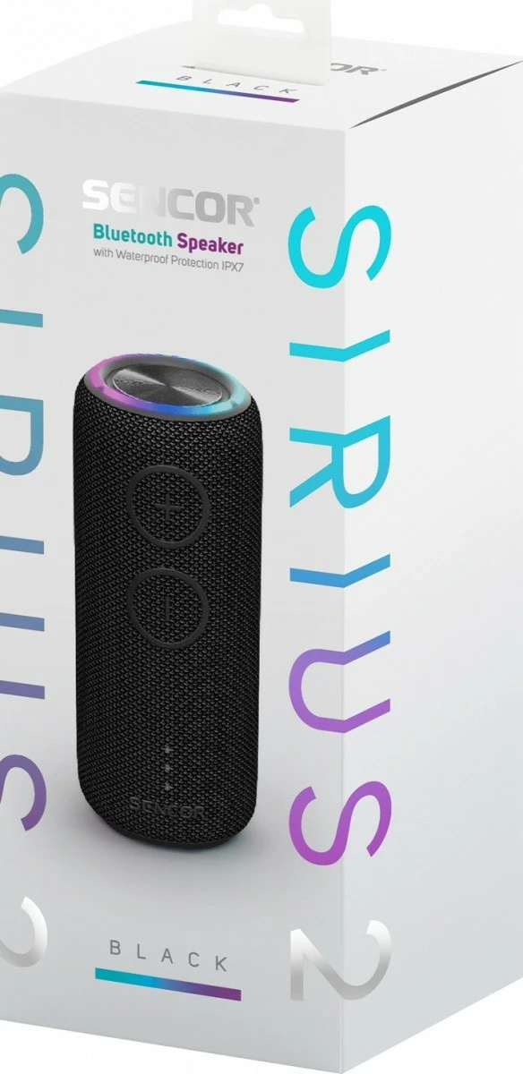 Altoparlant Bluetooth Sencor SIRIUS 2, 20W, LED, TWS, i zi