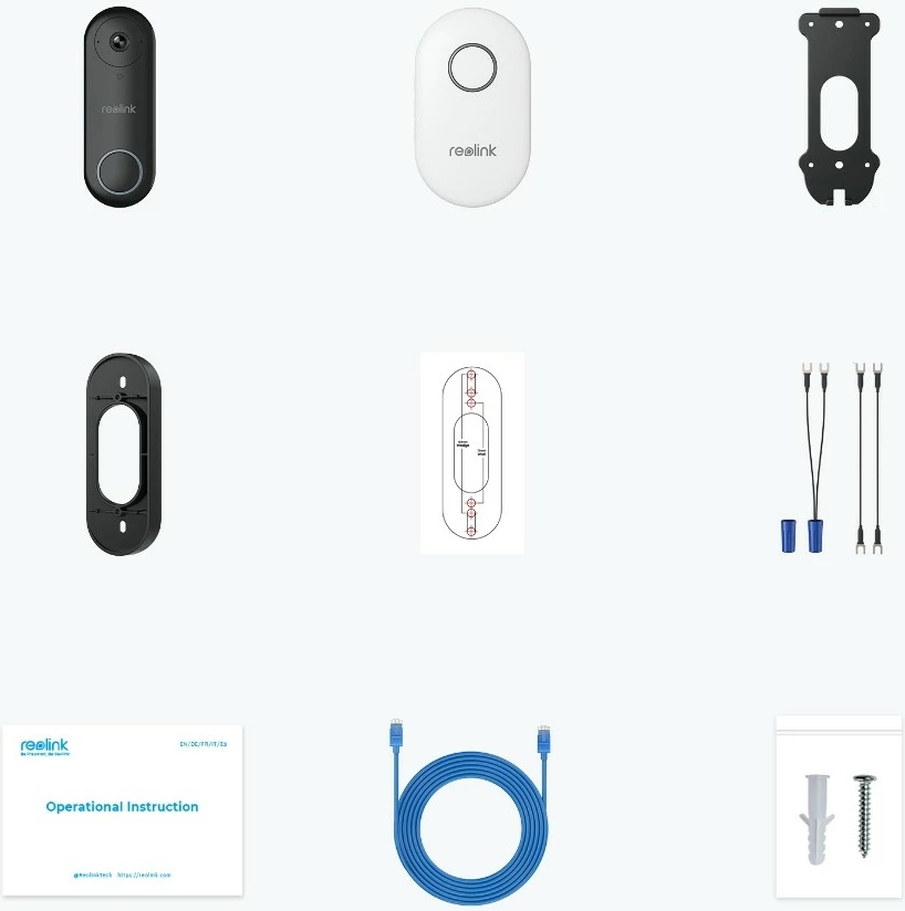 Kamerë dere Reolink D340P, 5MP, PoE, Detektim personi, Dy-drejtim audio, e zezë, e bardhë