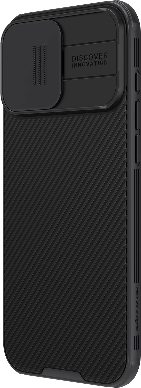 Mbështjellës Nillkin CamShield Pro Magnetic për iPhone 16 Pro Max, i zi
