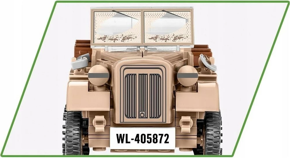 Set ndërtimi Cobi Klocki Sd.Kfz.10 DEMAG D7, 283 pjesë, 1:35, bezhë