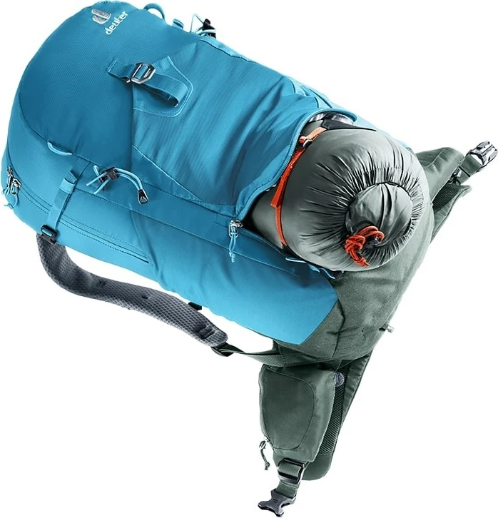 Çantë shpine Deuter Trail Pro 33, 33L, Poliester, Kaltër