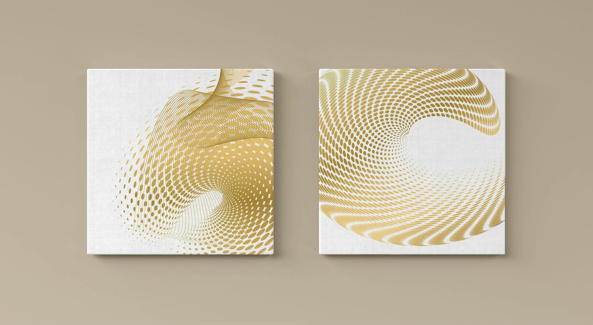 Pikturë dekorative në kanavacë (2 copë), Wallity, ASR2-CNV25-1, 40x40