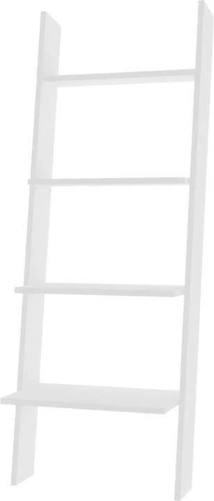 Raft dyshemeje melamine i bardhë 56x30x150cm