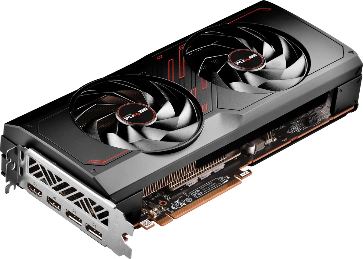 Kartë Grafike SAPPHIRE Radeon RX 7700 XT PULSE GAMING OC 12GB GDDR6, e Zezë