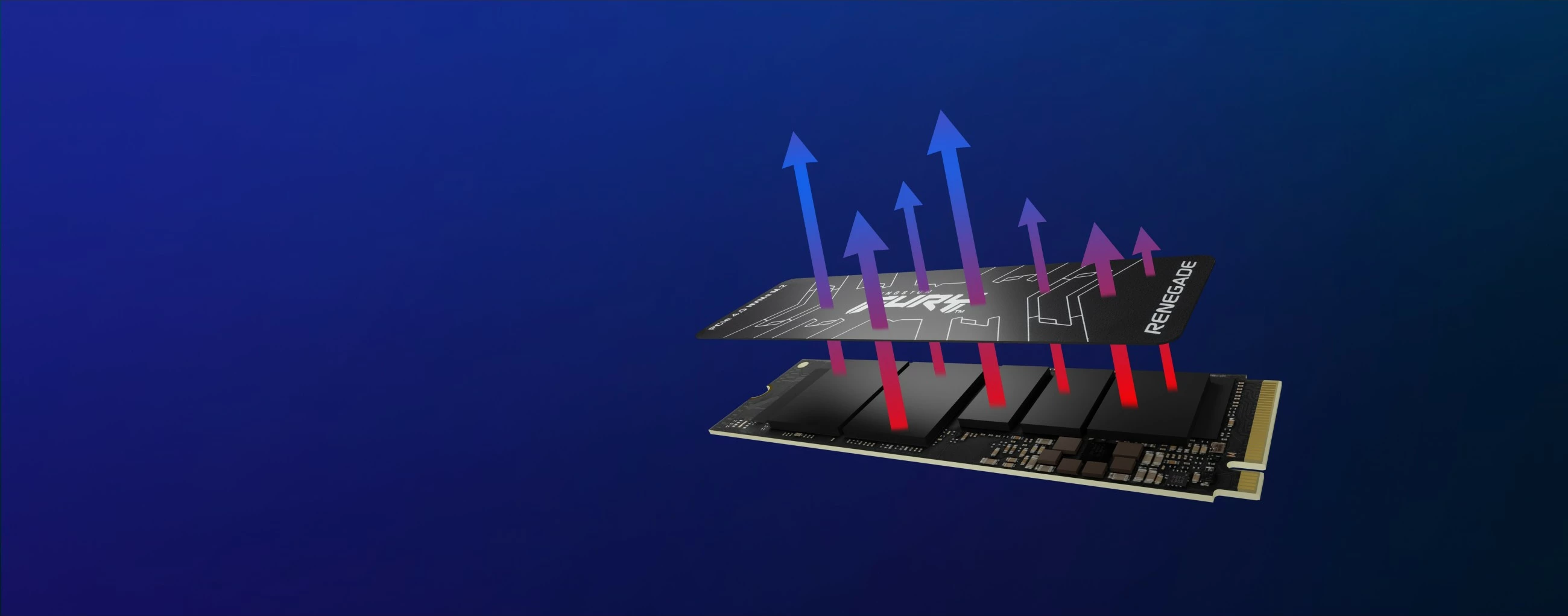 SSD Kingston FURY RENEGADE M.2 2280 NVMe, 1 TB, 7300 MB/s