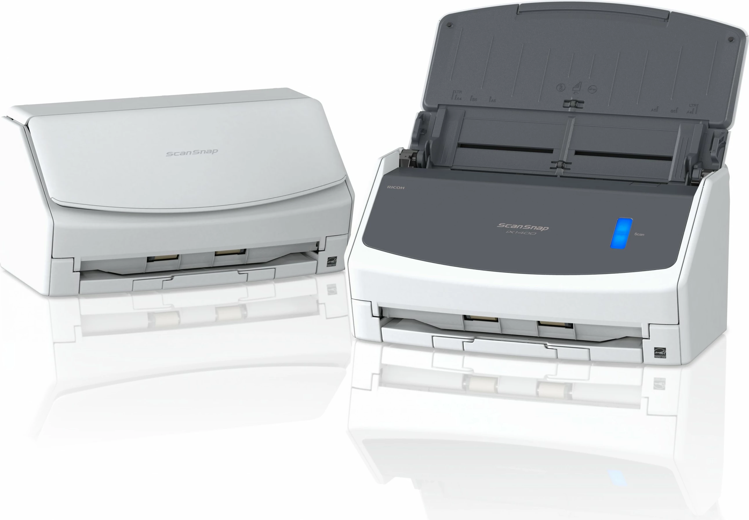 Skaner ADF Fujitsu Ricoh ScanSnap iX1400, 216 x 360 mm, 600 x 600 DPI, 40 ppm, i bardhë