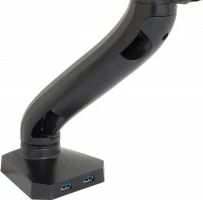 Mbajtëse tavoline për monitor ART RAMM L-17GD, 10-32", 9kg, 2x USB 3.0, e zezë