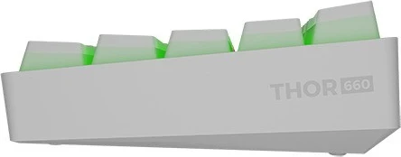 Tastierë Gaming Genesis, e bardhë