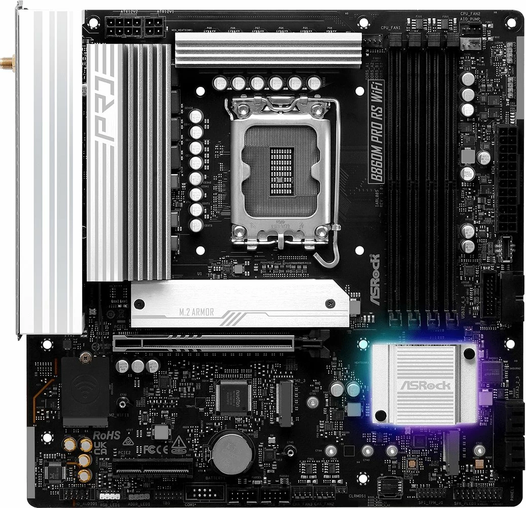 Pllakë amë ASRock B860M Pro RS WiFi Micro ATX DDR5