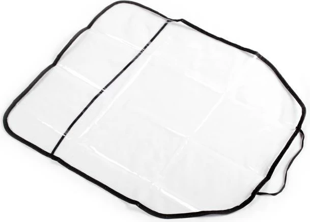 Mbrojtës për shpinën e sediljes, CARETERO, PVC, madhësi universale 44x55 cm, transparent