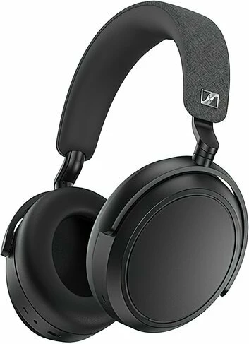 Kufje Sennheiser Momentum 4 pa tela me anulim adaptiv të zhurmës, të zeza