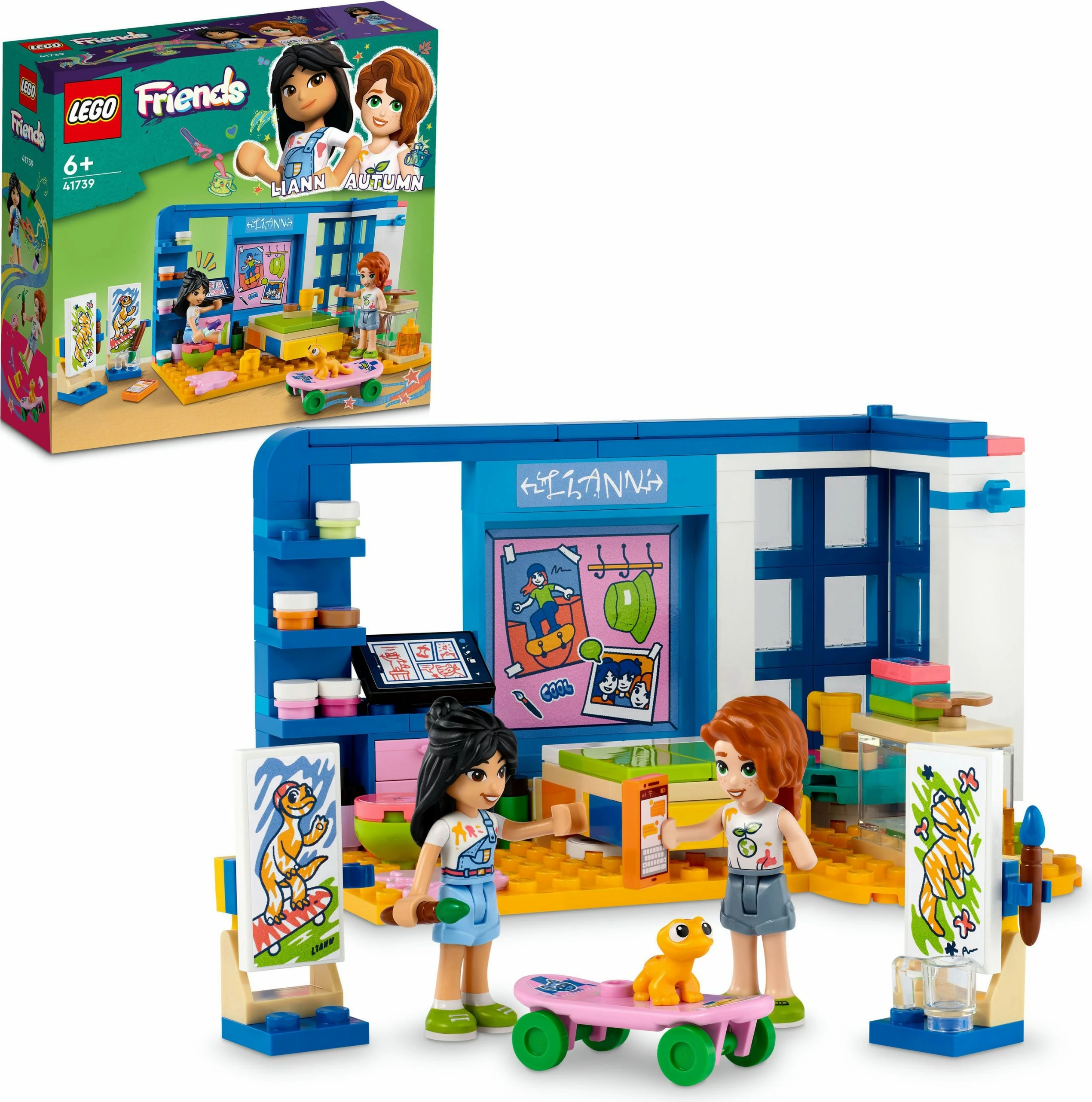 Set ndërtimi LEGO Friends 41739 Liann's Room, 204 pjesë, shumëngjyrëshe