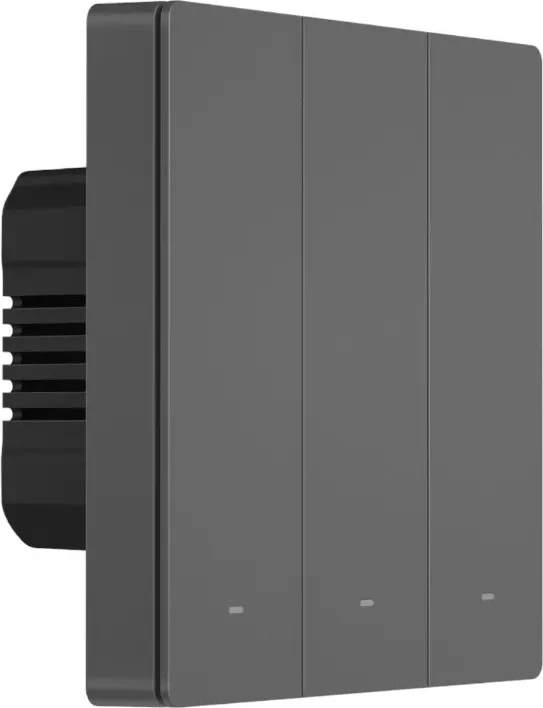 Ndërprerës i mençur muri Sonoff M5 3C, 3 kanale, WiFi, gri