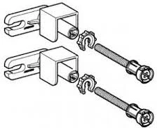 Aksesore montimi Geberit Duofix Spacer Brackets 111.815.00.1, rregullim thellësie 13-20 cm, set