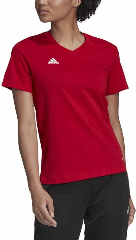 Maicë adidas për femra, e kuqe