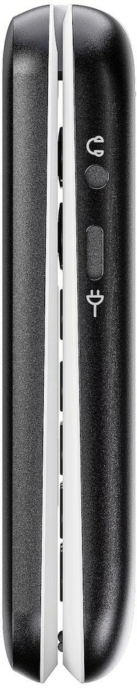 Celular Doro 2880, Clamshell, Single SIM, 320 x 240 pixels, Bluetooth, 1000 mAh, Zi, Bardhë