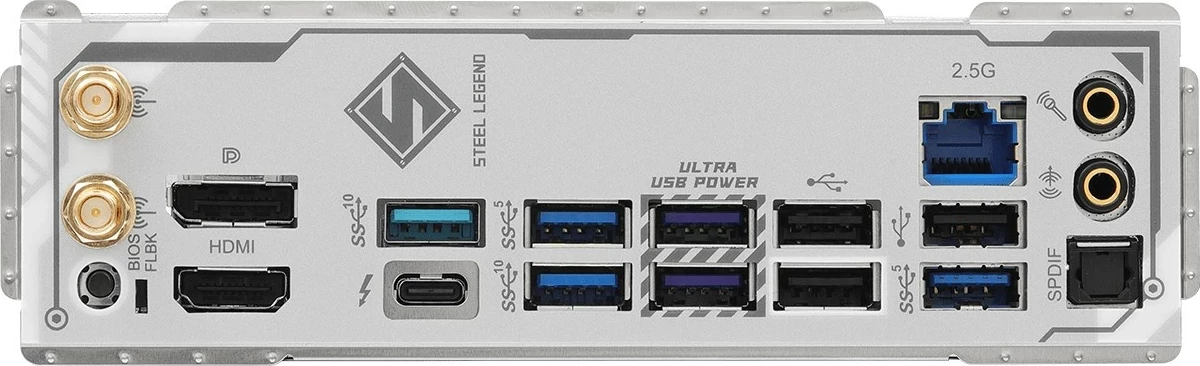 Pllakë amë Asrock B860 Steel Legend WiFi, ATX, Bardhë