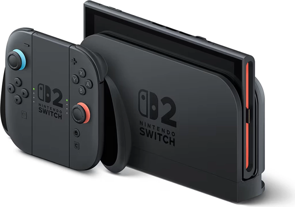 Konsolë Nintendo Switch 2 256GB 7.9\" + Mario Kart World (digjitale), Joy-Con kaltër e çelët/kuqe e çelët