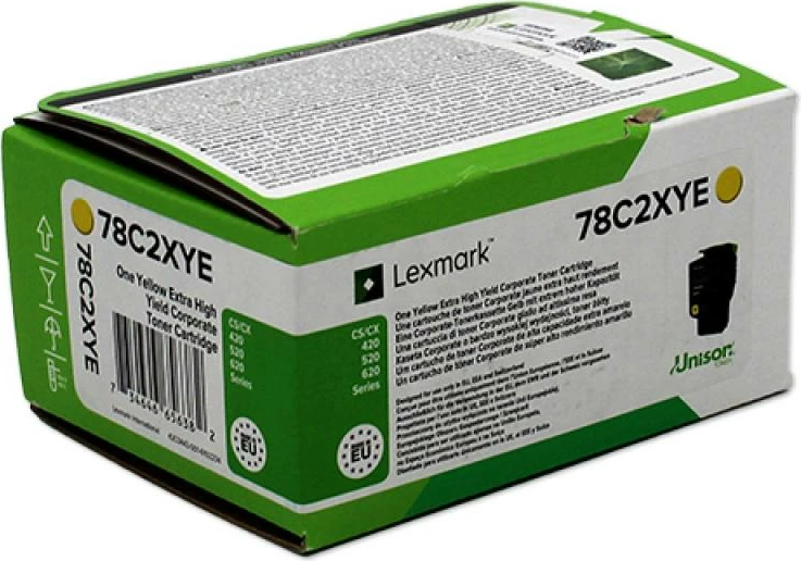 Toner Lexmark 78C2XYE Extra High Yield 5000 faqe i verdhë