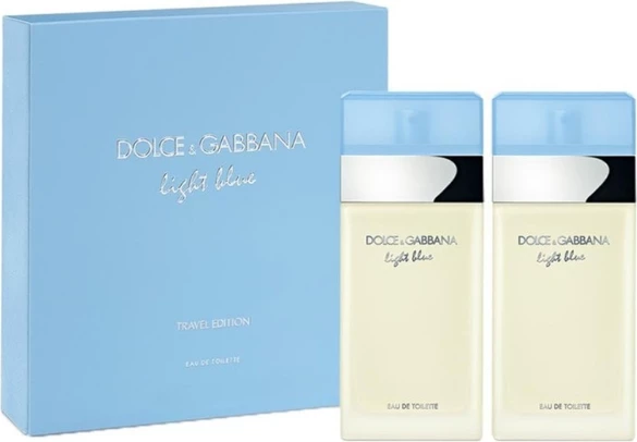 Set Eau de Toilette Dolce & Gabbana Light Blue, 50 ml, 2 copë