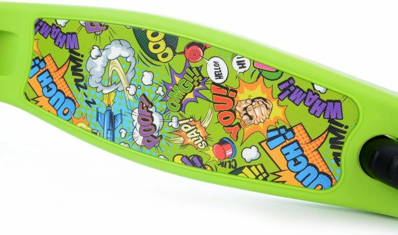 Trotinet për fëmijë Tempish, jeshile dhe rozë